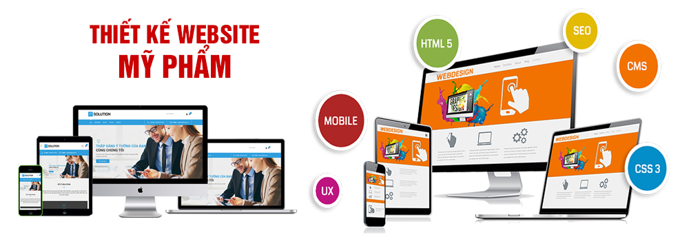 Thiết kế website bán mỹ phẩm tại Huế - Mẫu web đẹp, giá rẻ