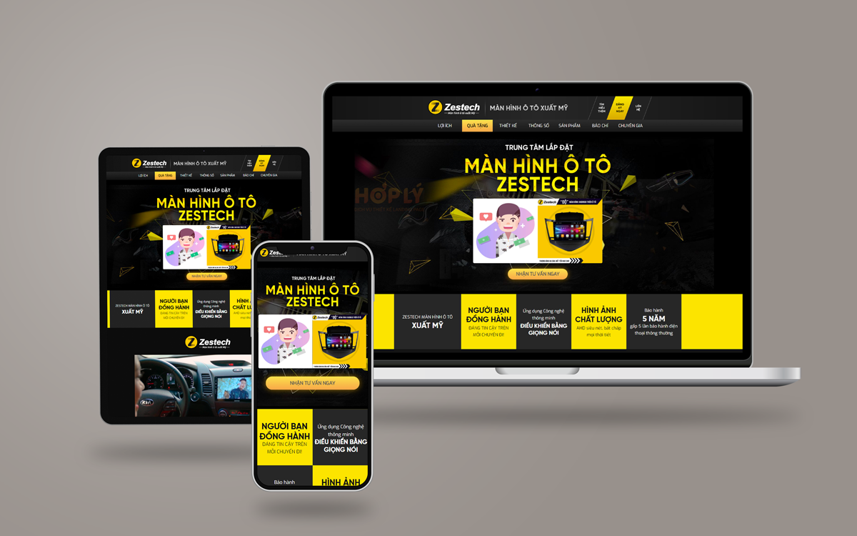 Xu Hướng Thiết Kế Landing Page Hiện Đại - Kết Hợp Sáng Tạo Tối Ưu